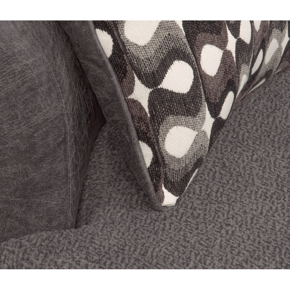 brando smoke gray swivel chair   