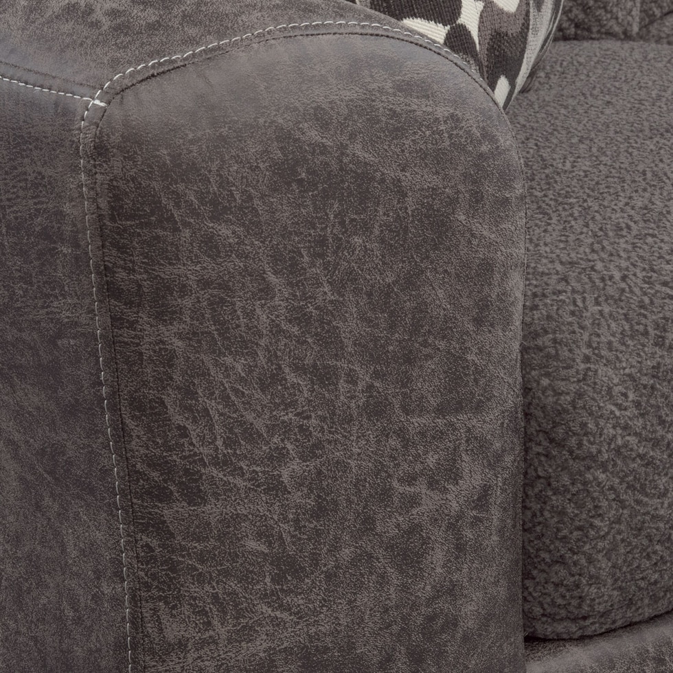 brando gray loveseat   
