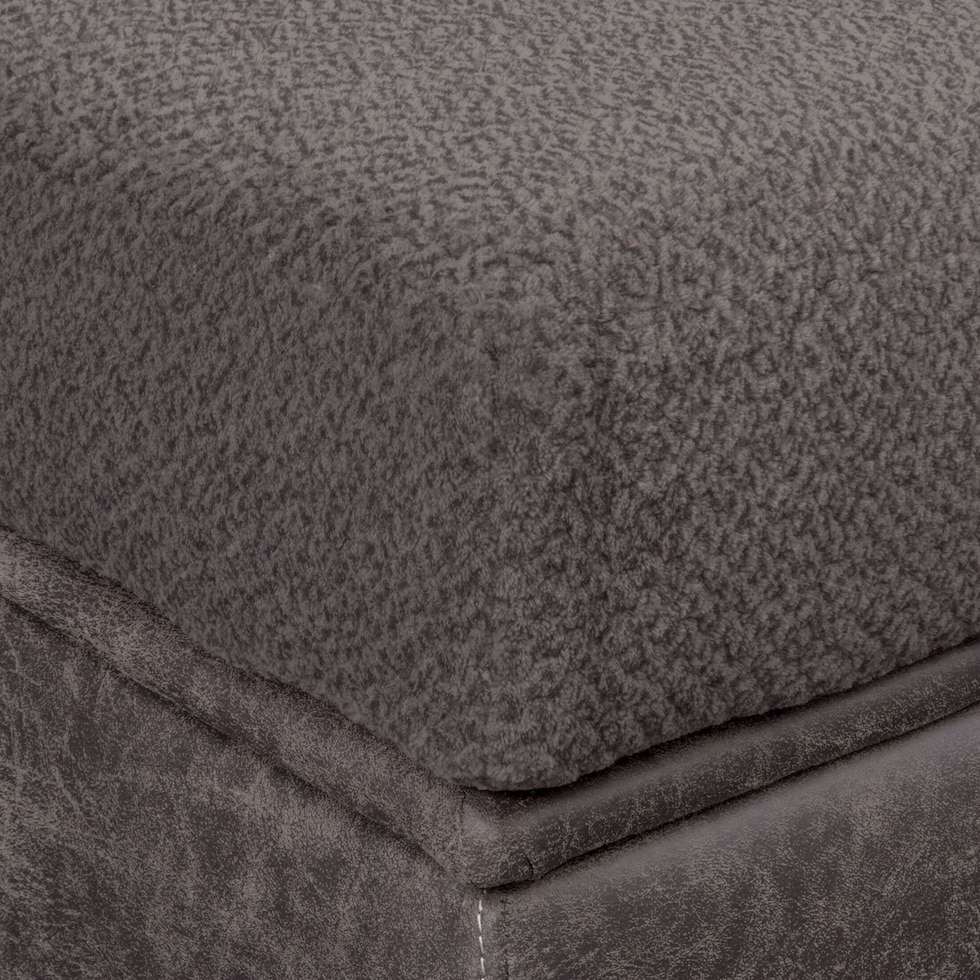 brando gray ottoman   