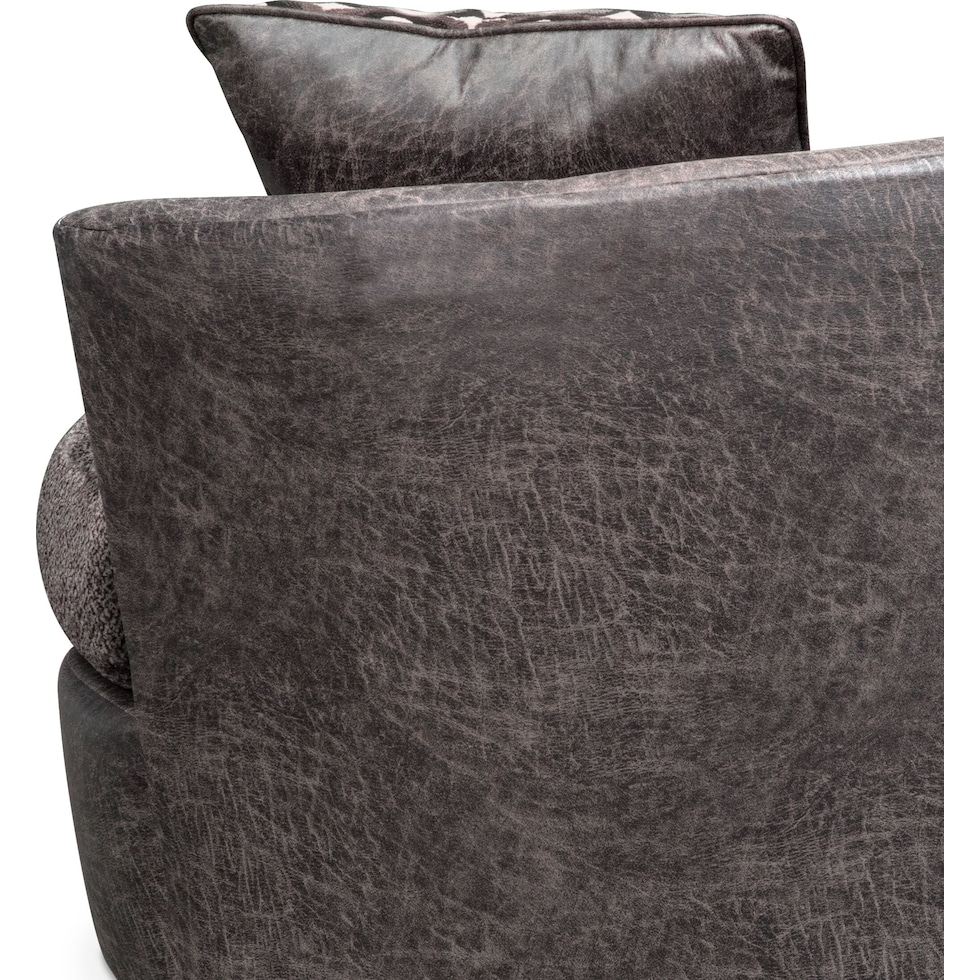 brando gray swivel chair   