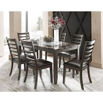 brandon dark brown  pc dining room   