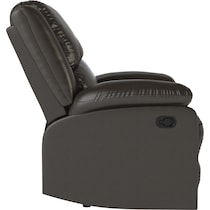 brandon dark brown recliner   