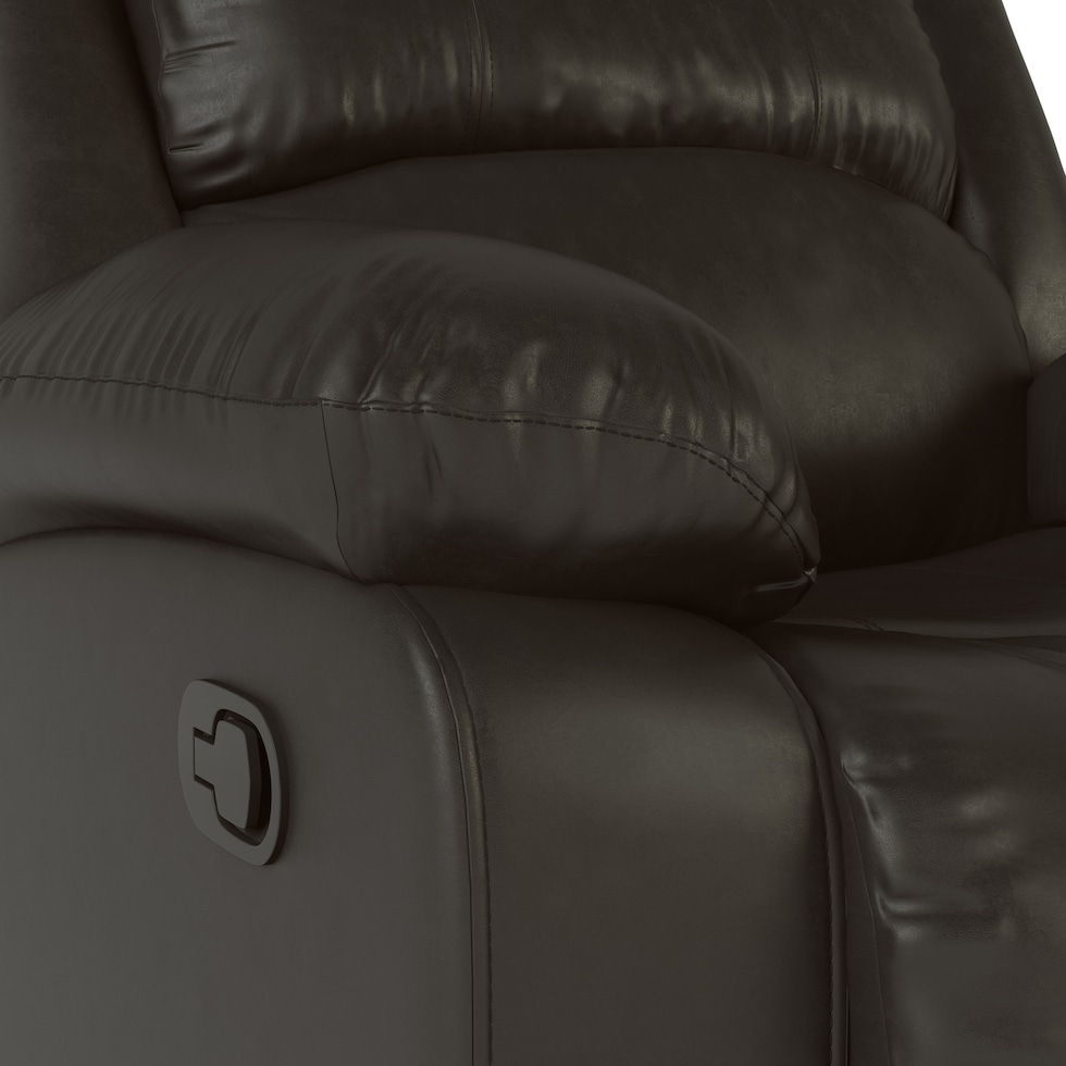 brandon dark brown recliner   