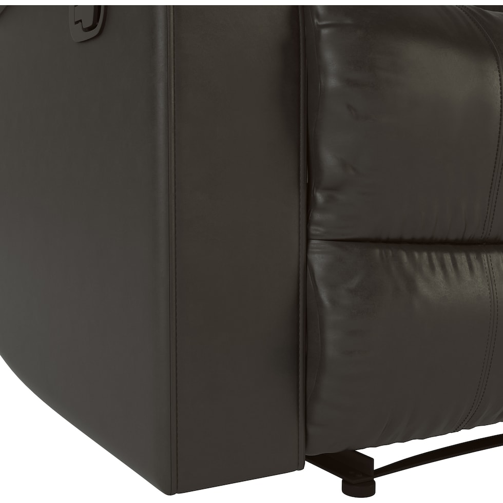 brandon dark brown recliner   