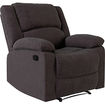 brandon dark brown recliner   
