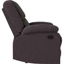 brandon dark brown recliner   