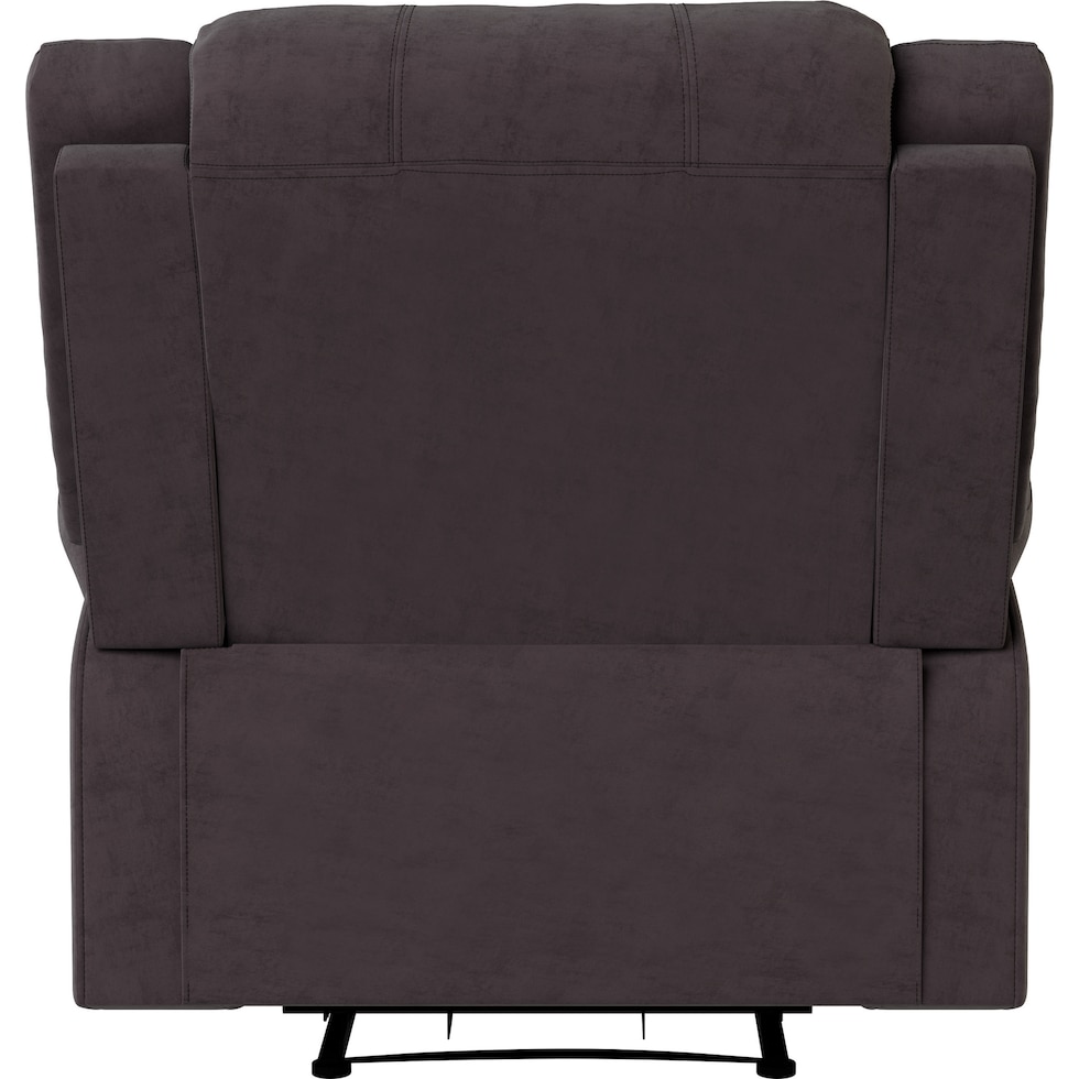 brandon dark brown recliner   