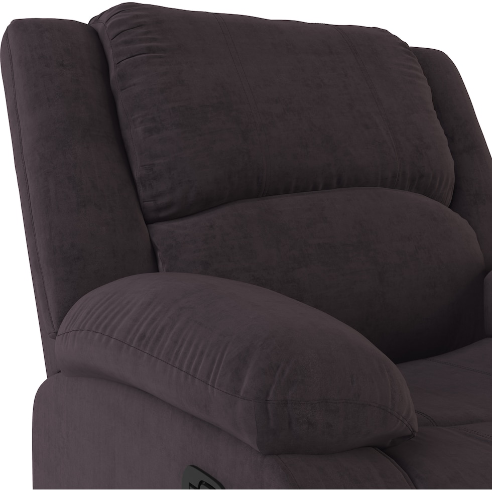 brandon dark brown recliner   