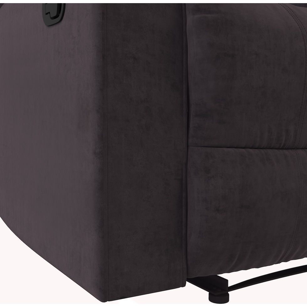 brandon dark brown recliner   