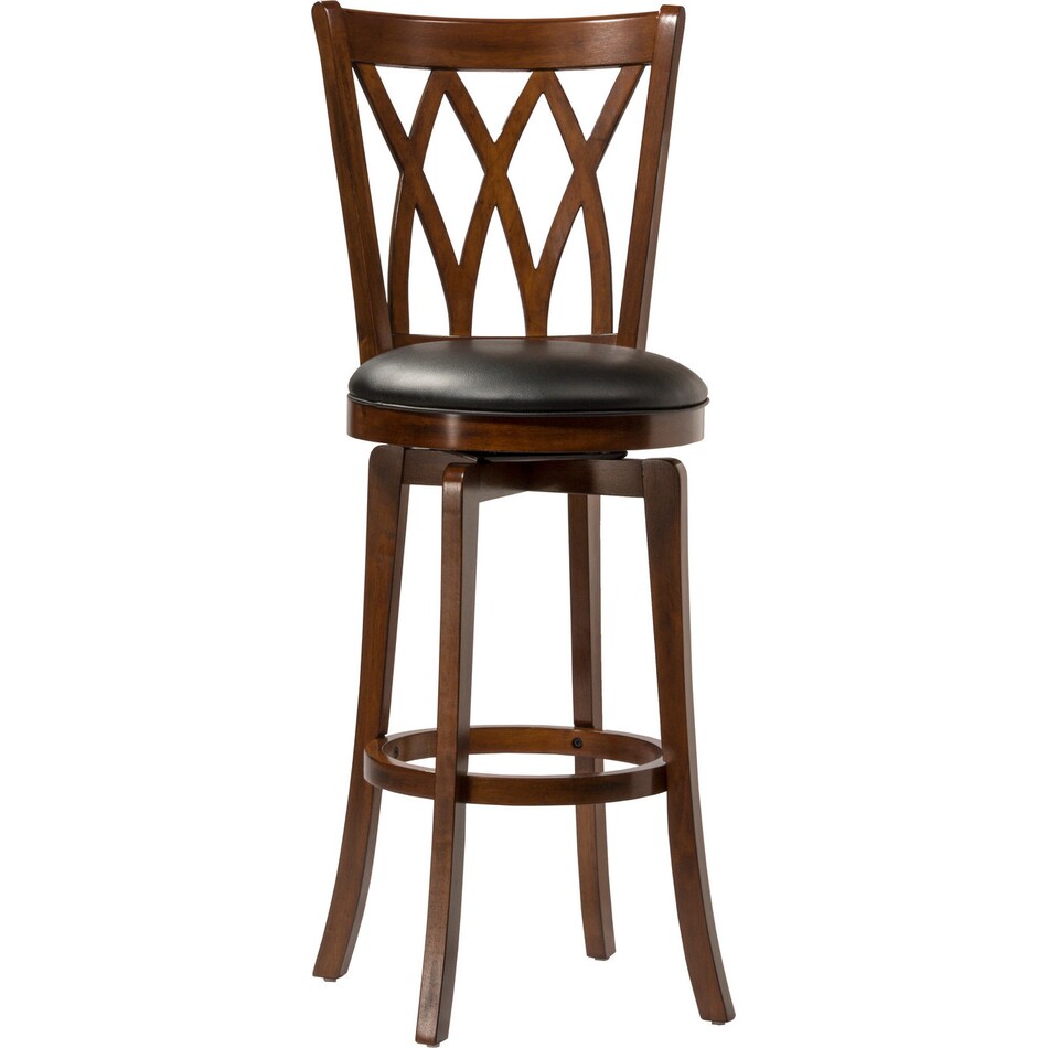 brash dark brown bar stool   