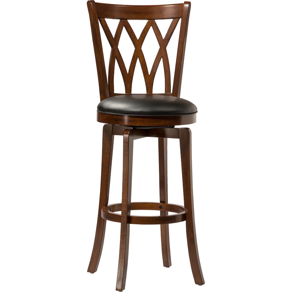 brash dark brown counter height stool   