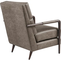 bratton dark brown accent chair   