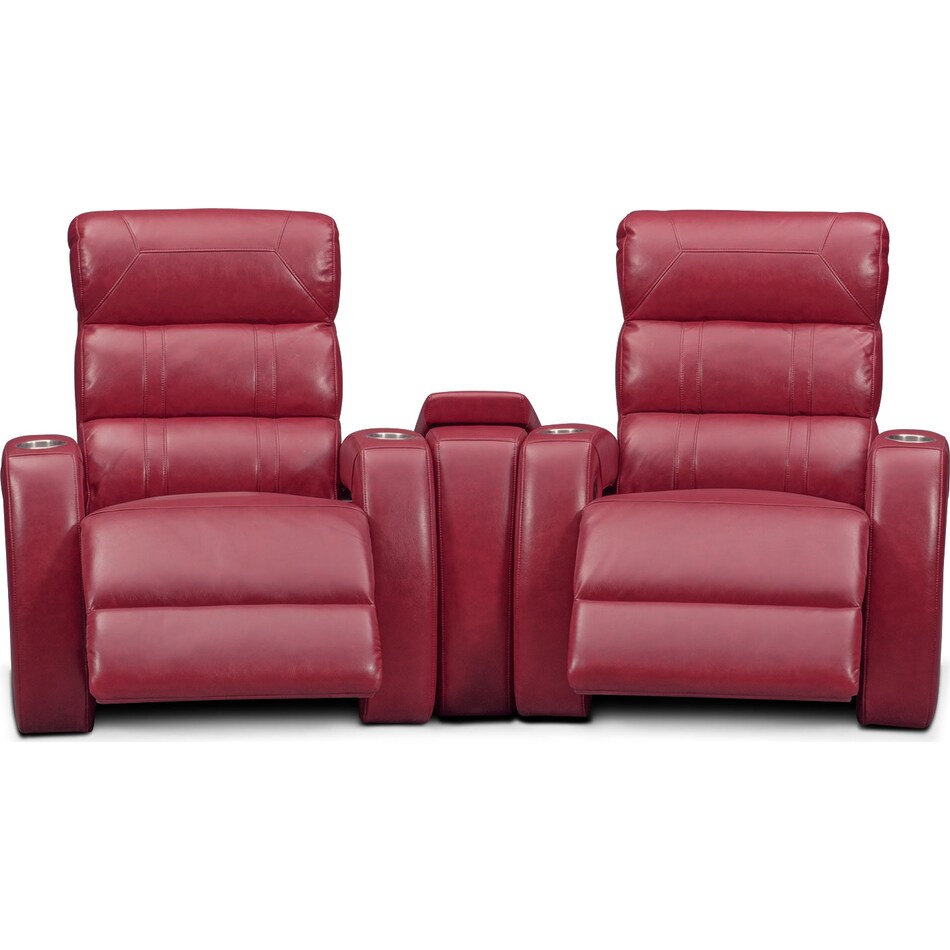 Bravo 3Piece Power Reclining Home Theater Sectional with 2 Reclining