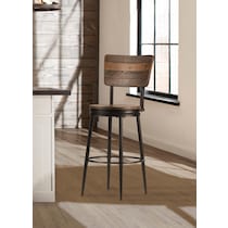 brayleigh dark brown bar stool   