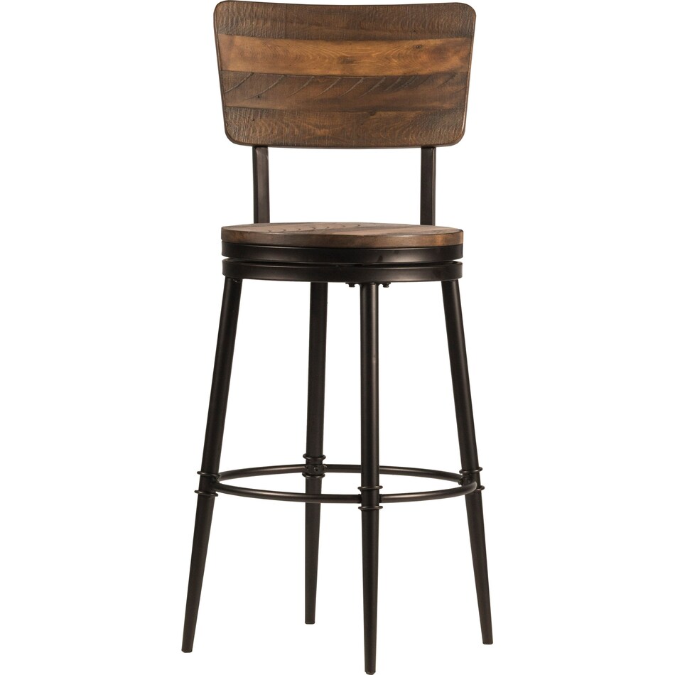 brayleigh dark brown counter height stool   