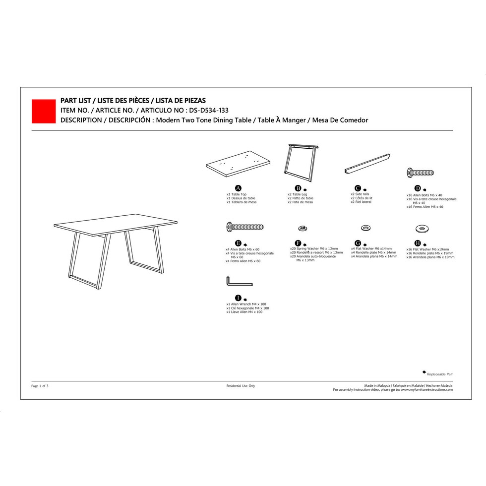 braylen gray dining table   