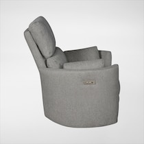 braylen gray swivel glider   