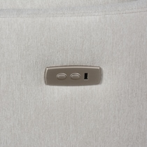 braylen white swivel glider   