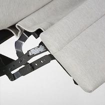braylen white swivel glider   