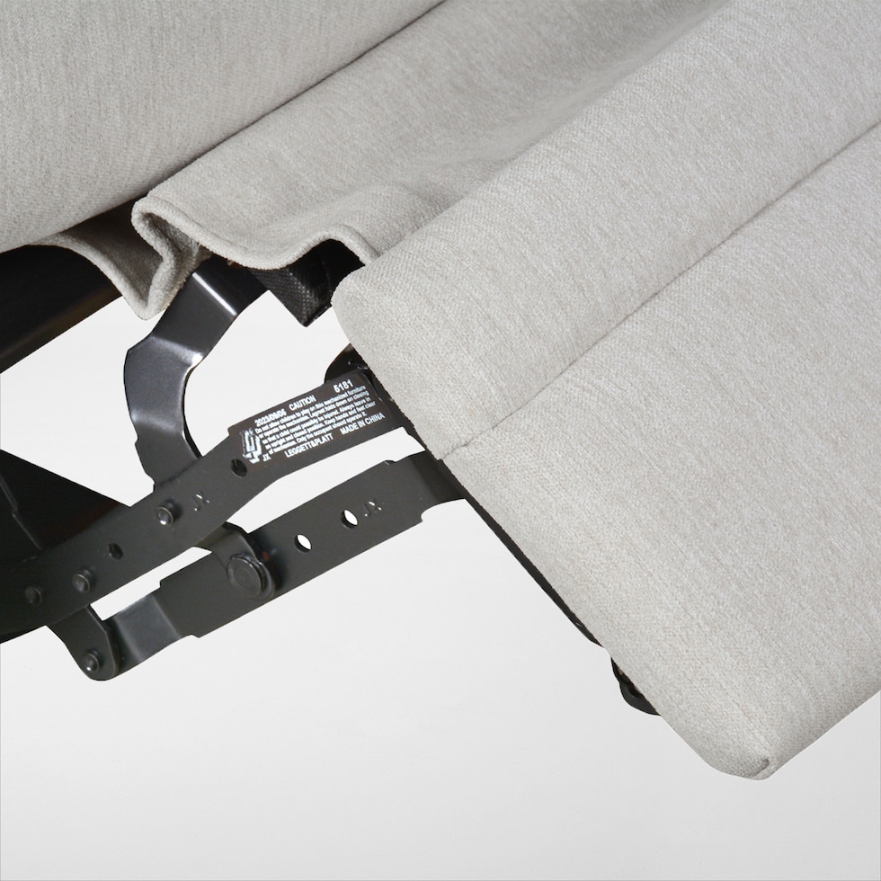 braylen white swivel glider   