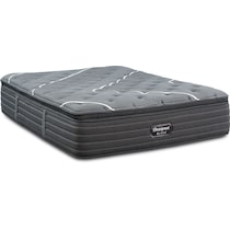brb c class plush pillow top black california king mattress   