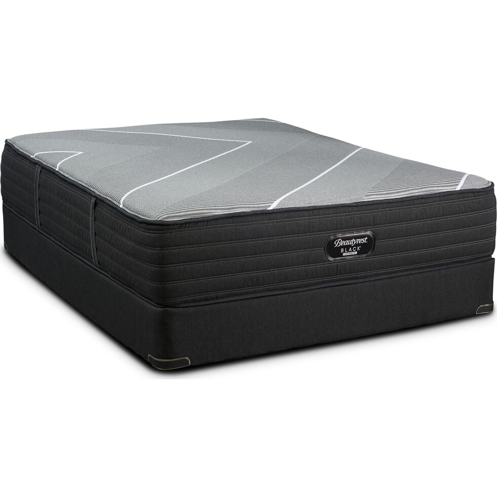 brb x class firm gray king mattress split foundation set   