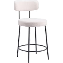 breck white counter height stool   