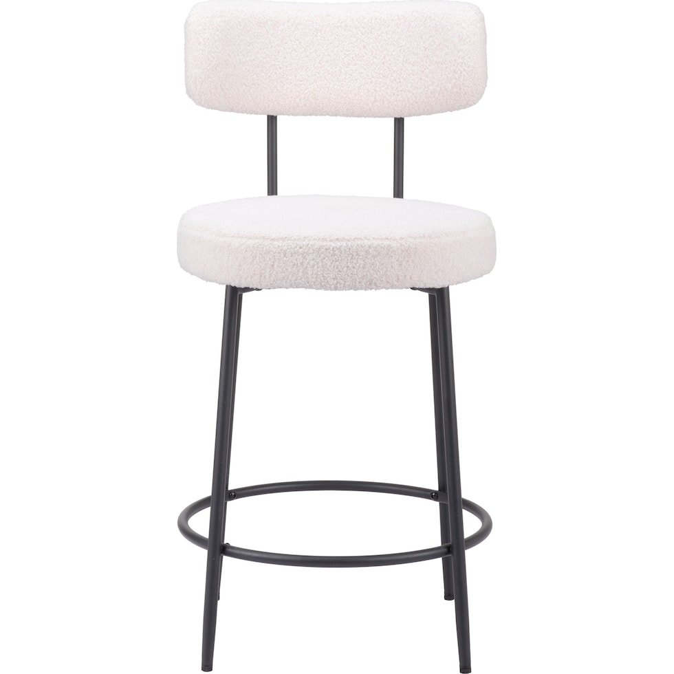 breck white counter height stool   