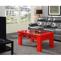 brees red coffee table   