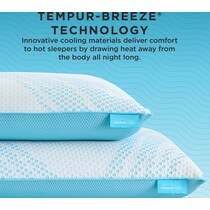 breeze white bed pillow   