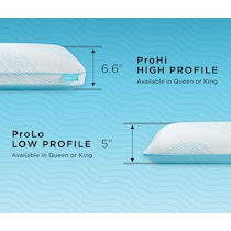 breeze white bed pillow   