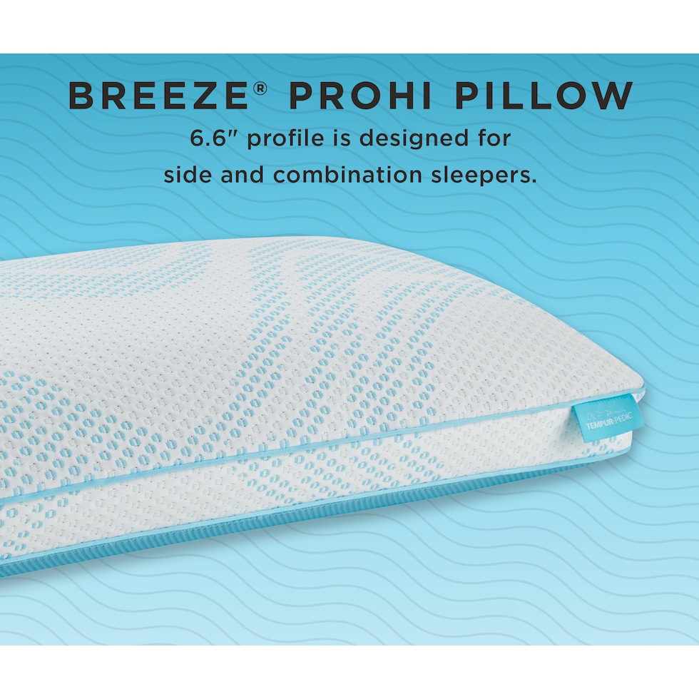breeze white bed pillow   