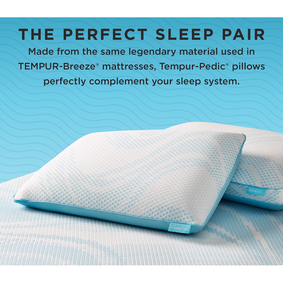 breeze white bed pillow   