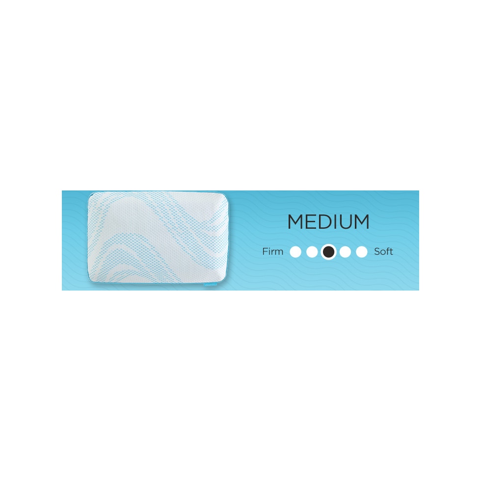 breeze white bed pillow   