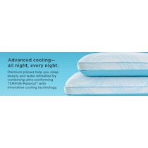 breeze white bed pillow   