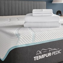 breeze white queen sheet set   
