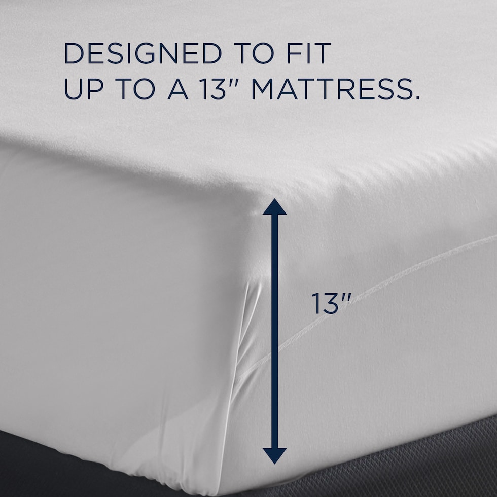 breeze white split king sheet set   