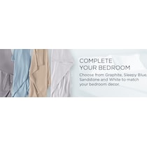 breeze white split king sheet set   