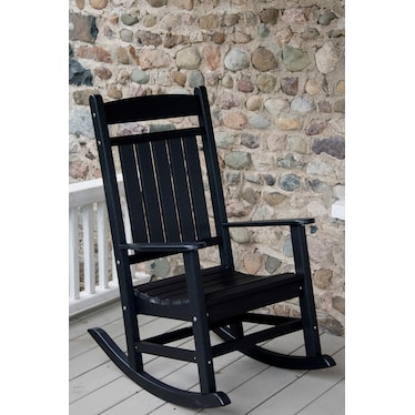 Breezey Outdoor Adirondack Rocking Chair
