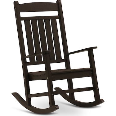 Breezey Outdoor Adirondack Rocking Chair