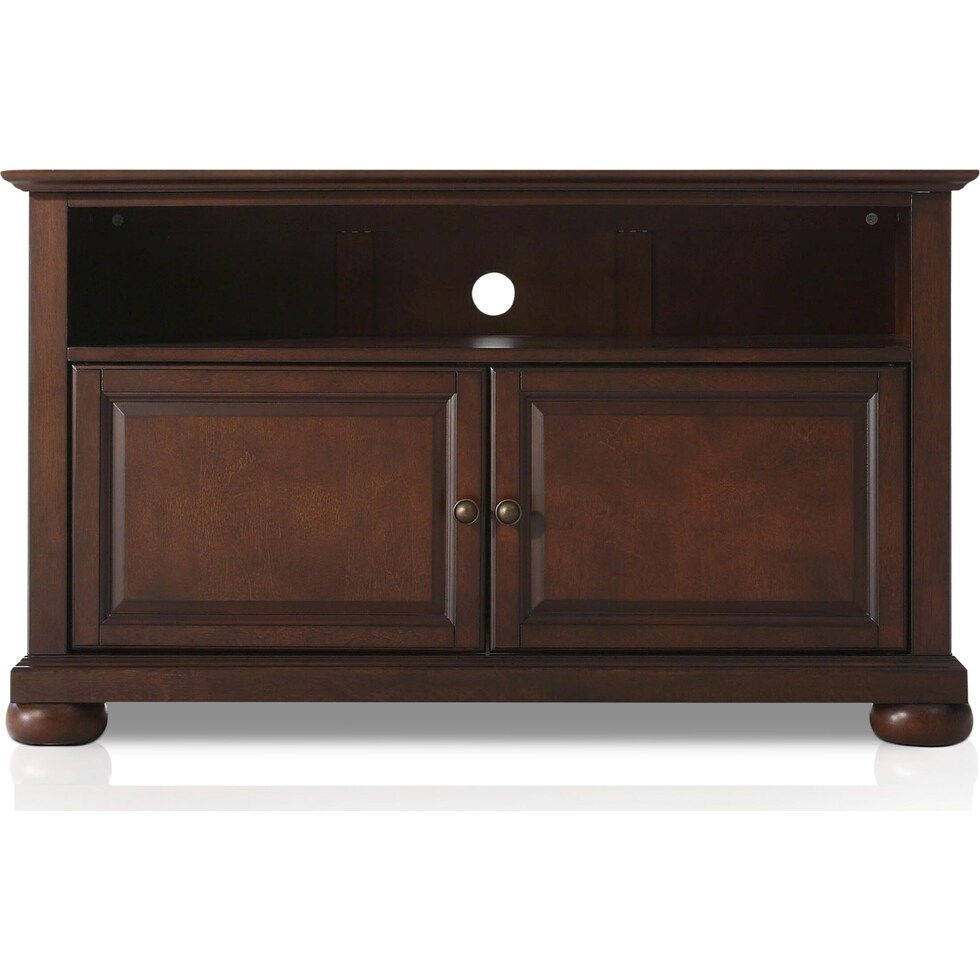 brenda dark brown tv stand   