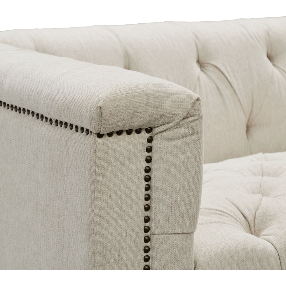 brennon light brown sofa   