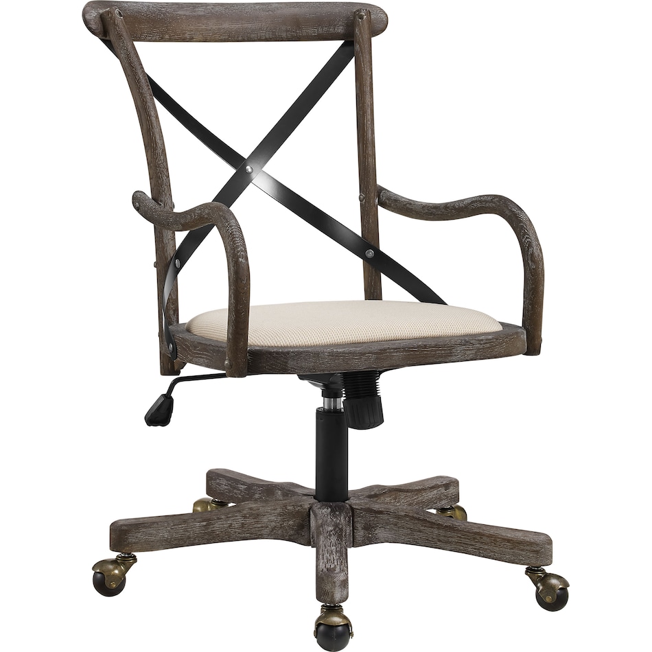 brentwood gray office chair   