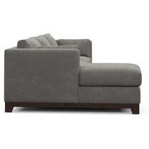 brentwood gray sectional   