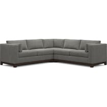 brentwood gray sectional   