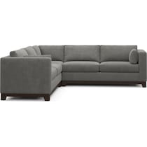 brentwood gray sectional   