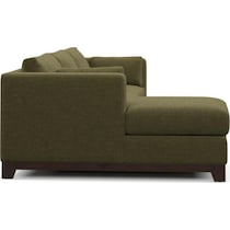 brentwood green sectional   