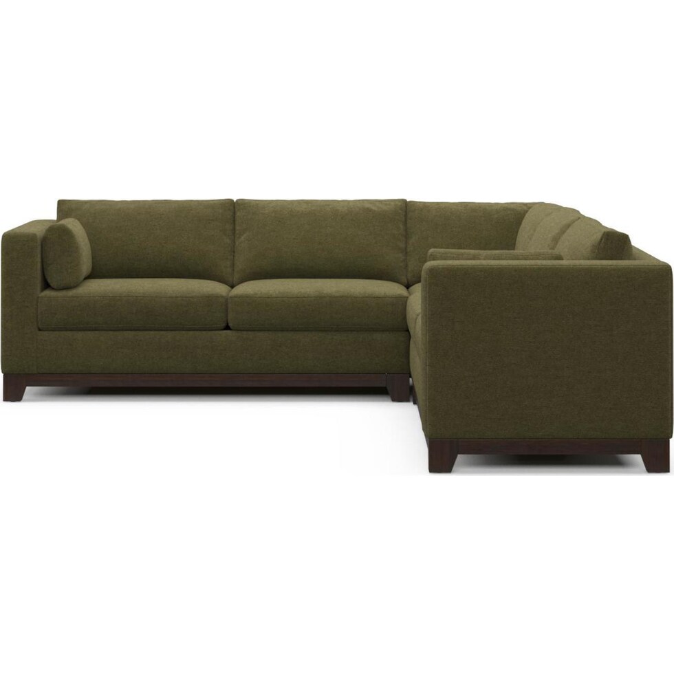 brentwood green sectional   