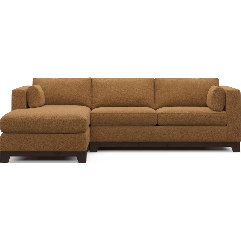 brentwood light brown sectional   
