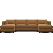 brentwood light brown sectional   